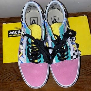 80’s Mickey Disney old school vans size 7W/5.5M